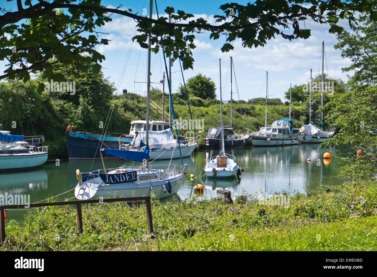 Lydney Harbour Gloucestershire England Regno Unito Foto Stock