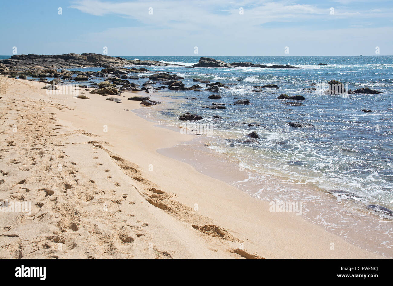 Sri Lanka Paradise beach, provincia meridionale in dicembre. Foto Stock