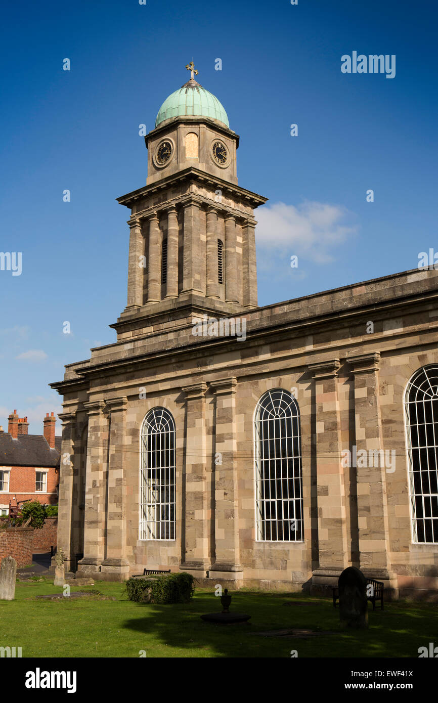 Regno Unito, Inghilterra, Shropshire, Bridgnorth, St Mary chiesa parrocchiale, costruita nel 1794 da Thomas Telford Foto Stock