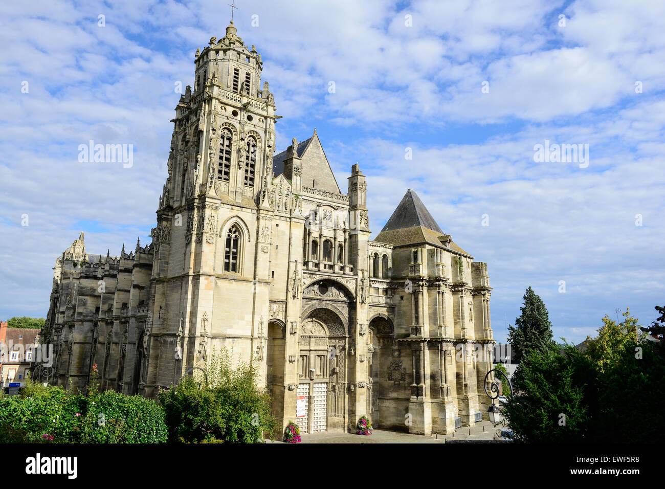 Gisors (Francia settentrionale): Saint-Gervais-Saint-Protais (Chiesa dei Santi Gervasio e Protasio) Foto Stock