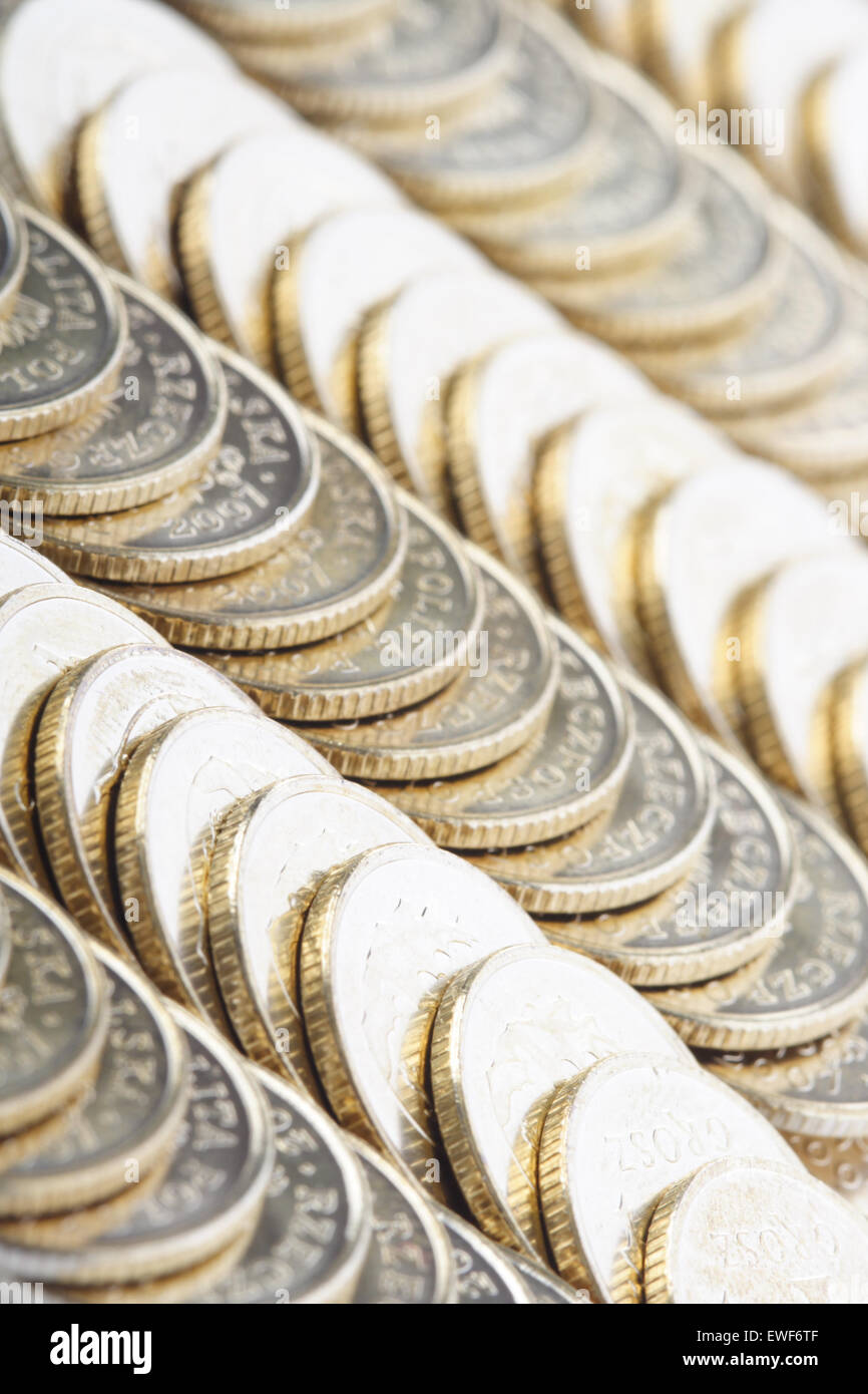 Valuta polacca - studio shot Foto Stock