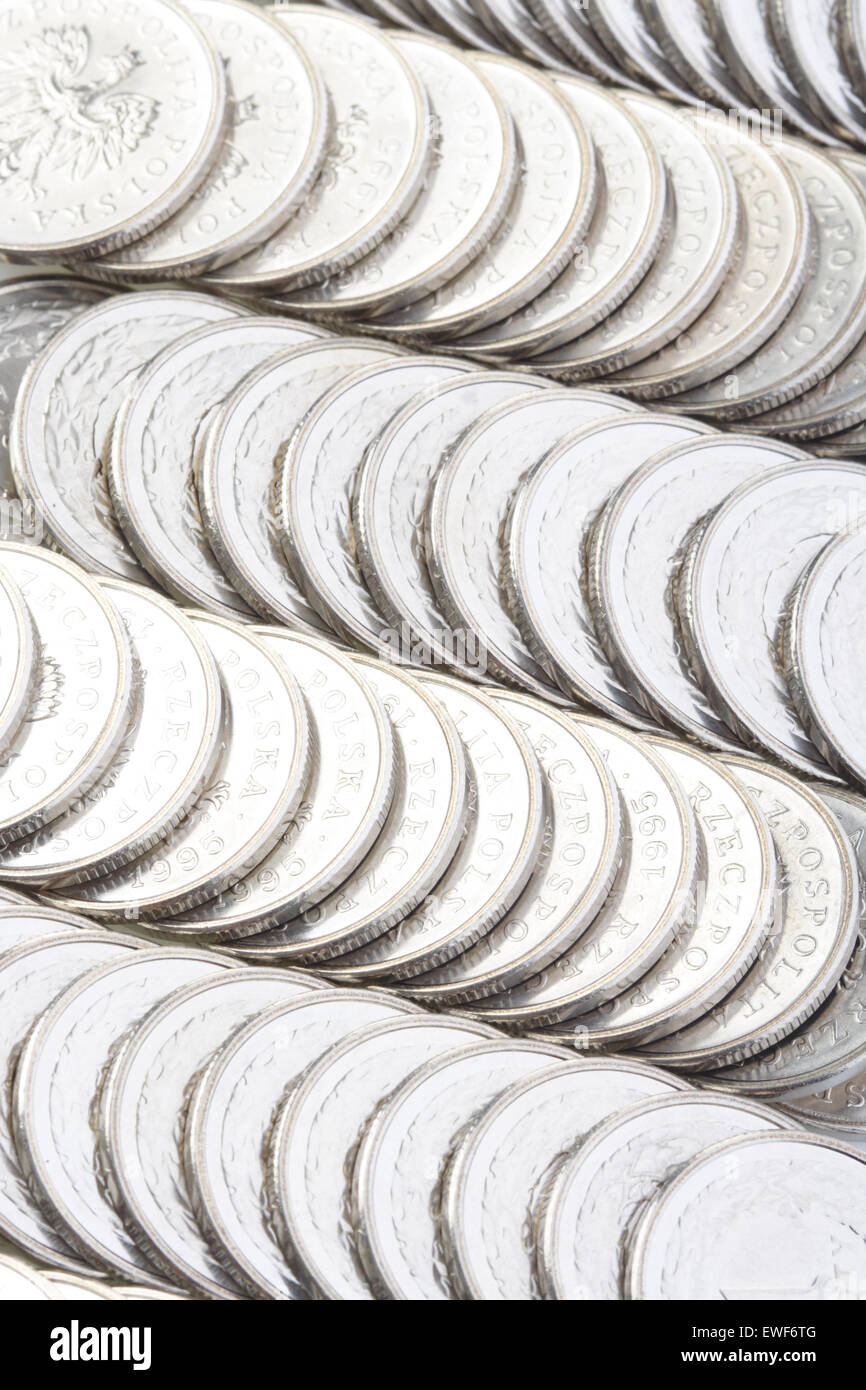 Valuta polacca - studio shot Foto Stock