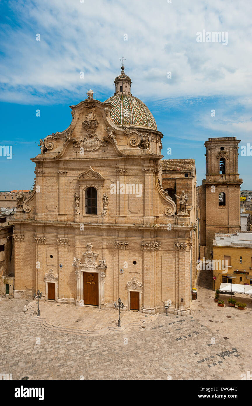 Italia Puglia Francavilla Fontana la Chiesa Madre Foto Stock