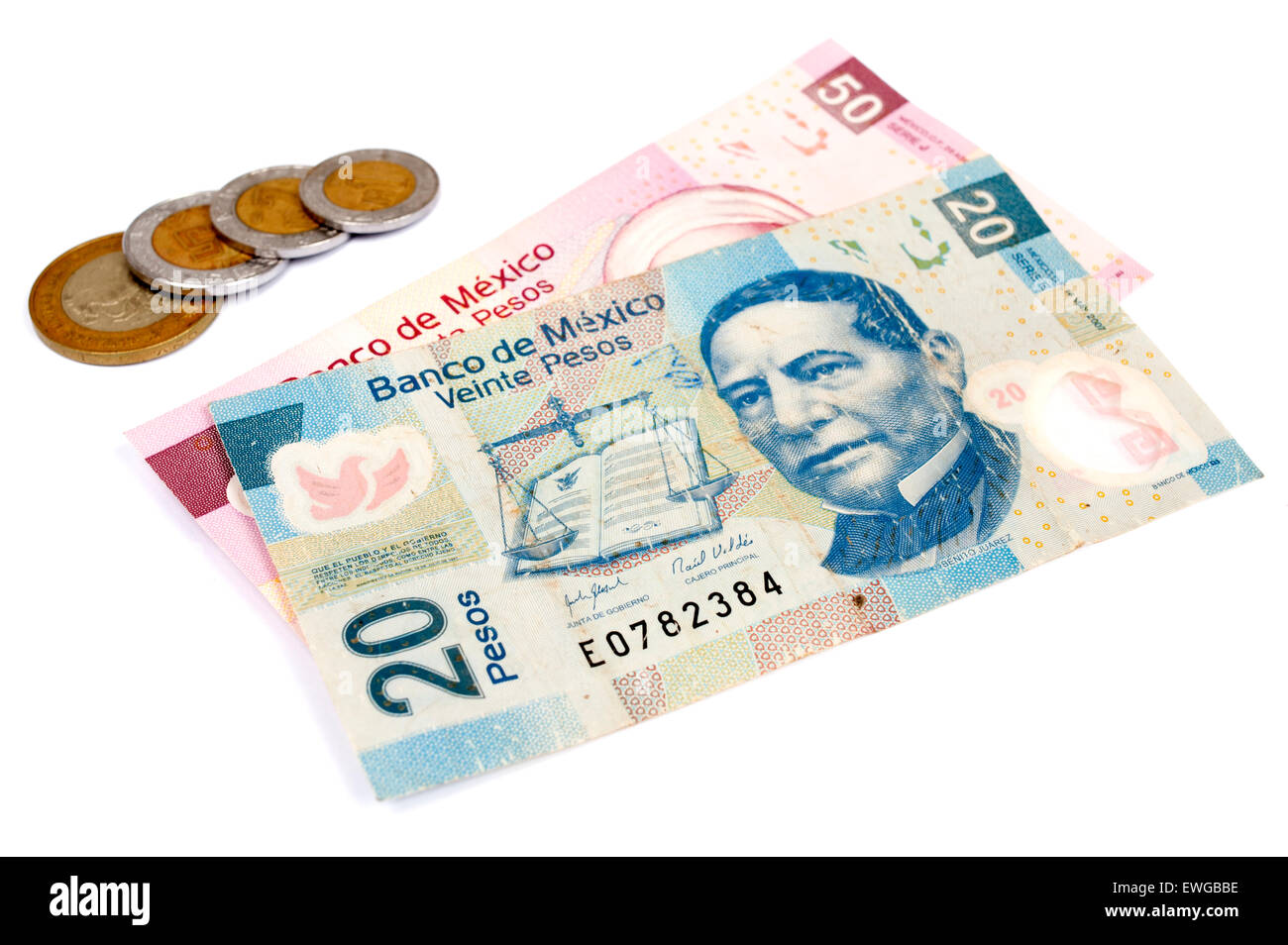 Nord America Messico valuta e monete Foto Stock
