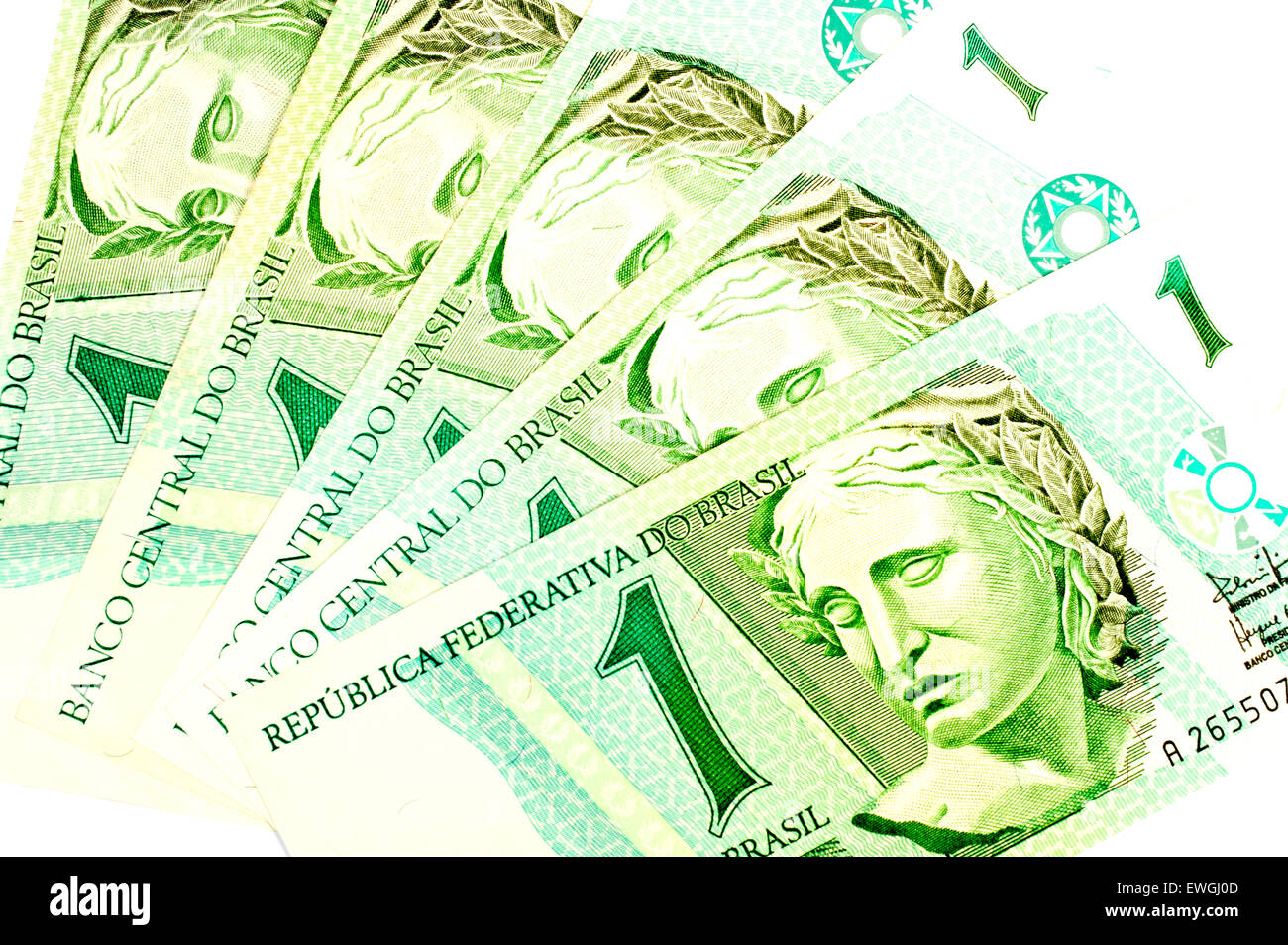 Il brasiliano il vecchio denaro Foto Stock