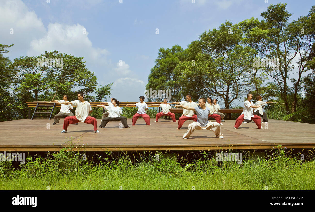 U gruppo teatrale Taipei Taiwan Foto Stock