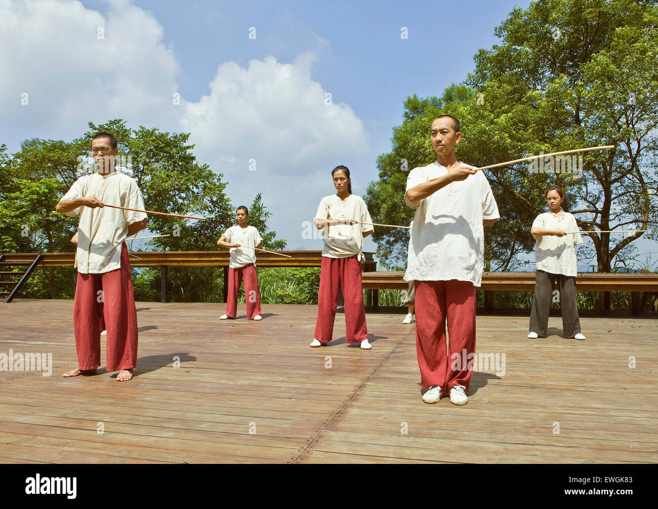 U gruppo teatrale Taipei Taiwan Foto Stock