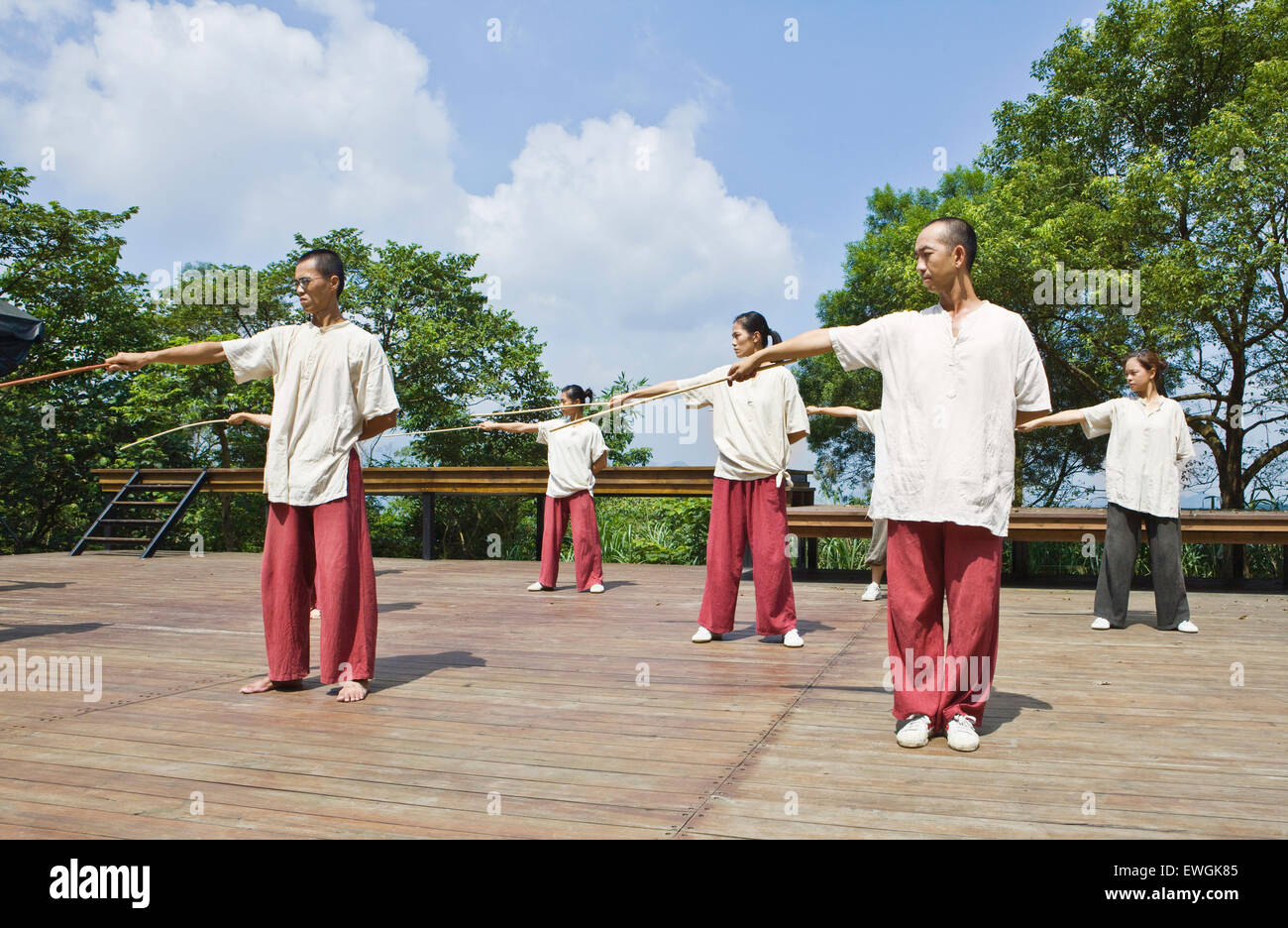 U gruppo teatrale Taipei Taiwan Foto Stock