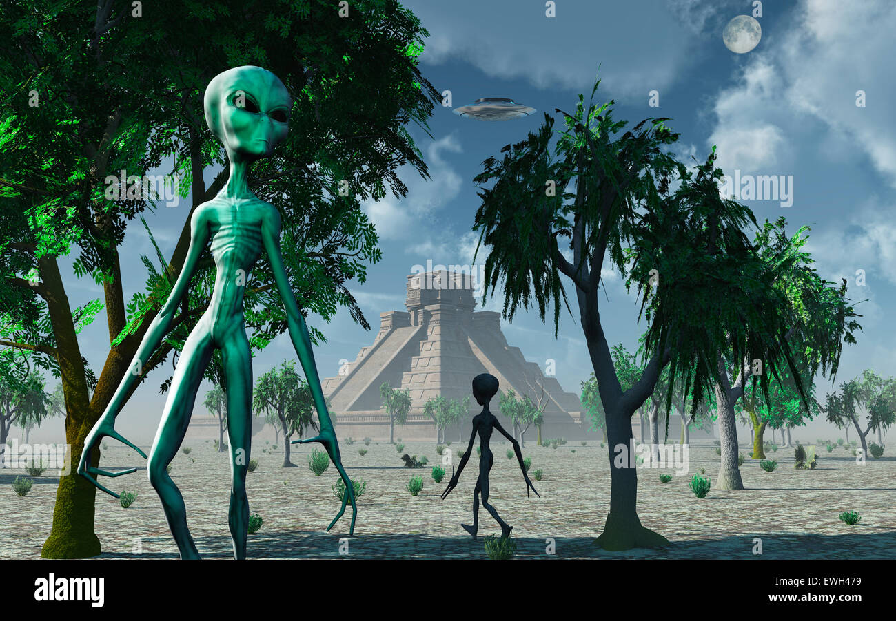 Divinità Maya Foto Stock