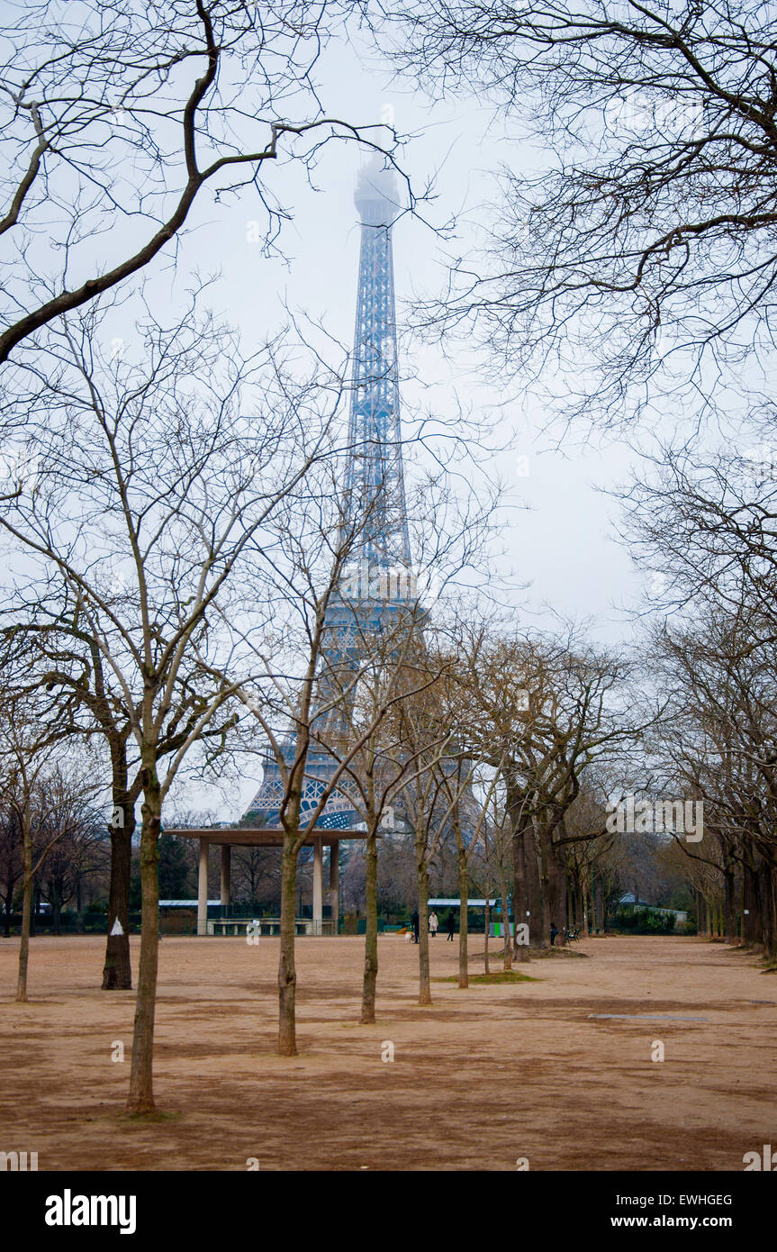 Torre Eiffel Foto Stock