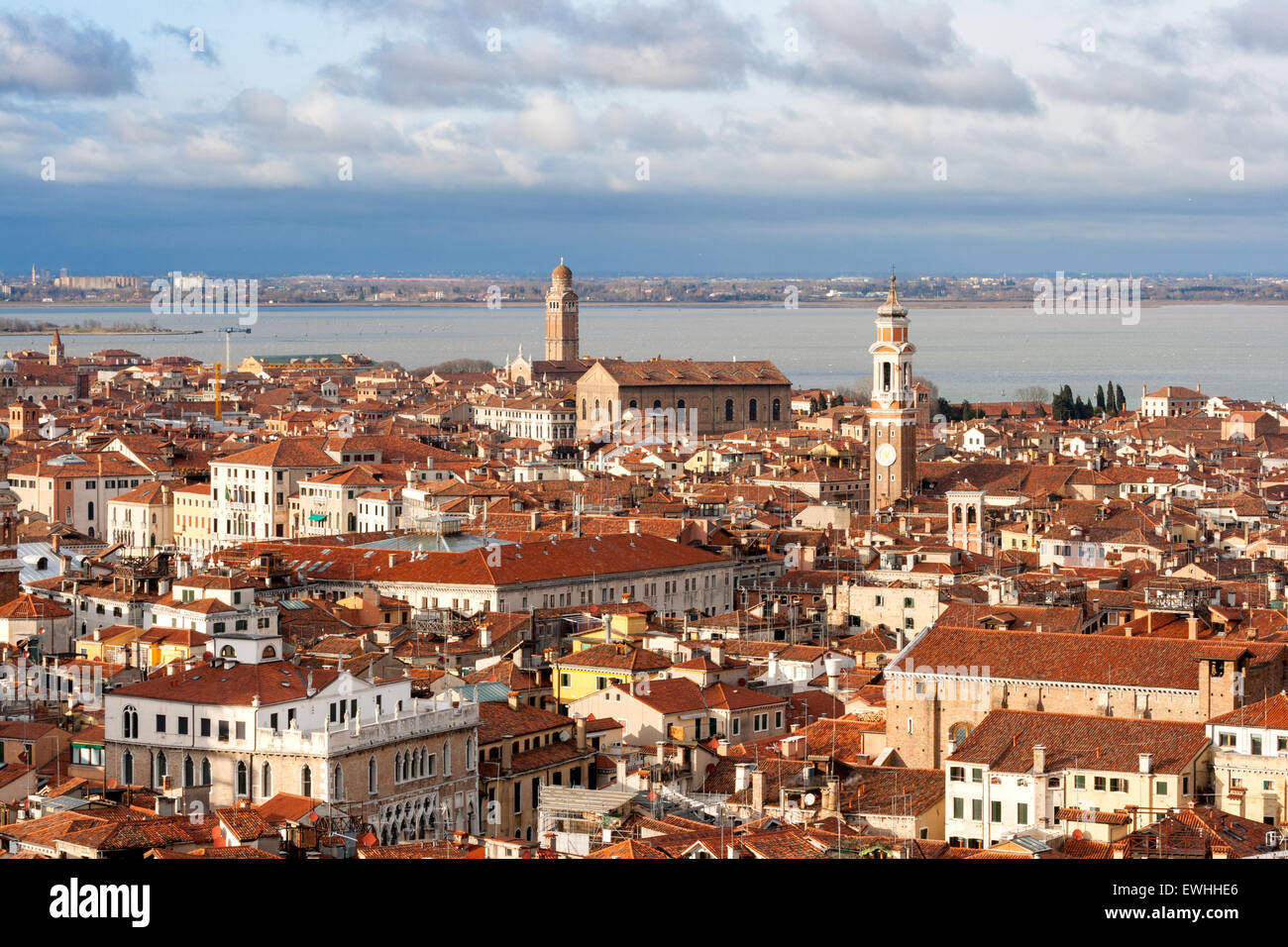 Vista su Venezia, Italia Foto Stock