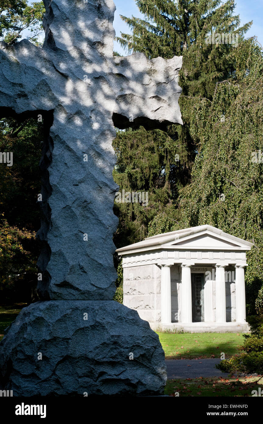 Woodlawn cimitero. Webster Avenue angolo 233rd East Street. Woodlawn M 4 (Lun-dom 8:30-17 / fotografie sotto la preventiva autorizzazione Foto Stock