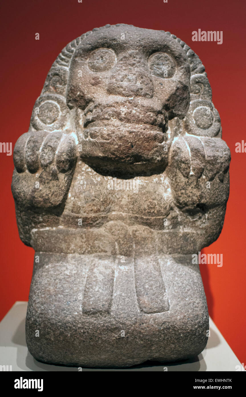 Aztec Cihuateotl. Messico, azteca. Fine del XV e XVI secolo. La pietra. Metropolitan Museum of Art 1000 Fifth Avenue e ottantaduesima Stre Foto Stock