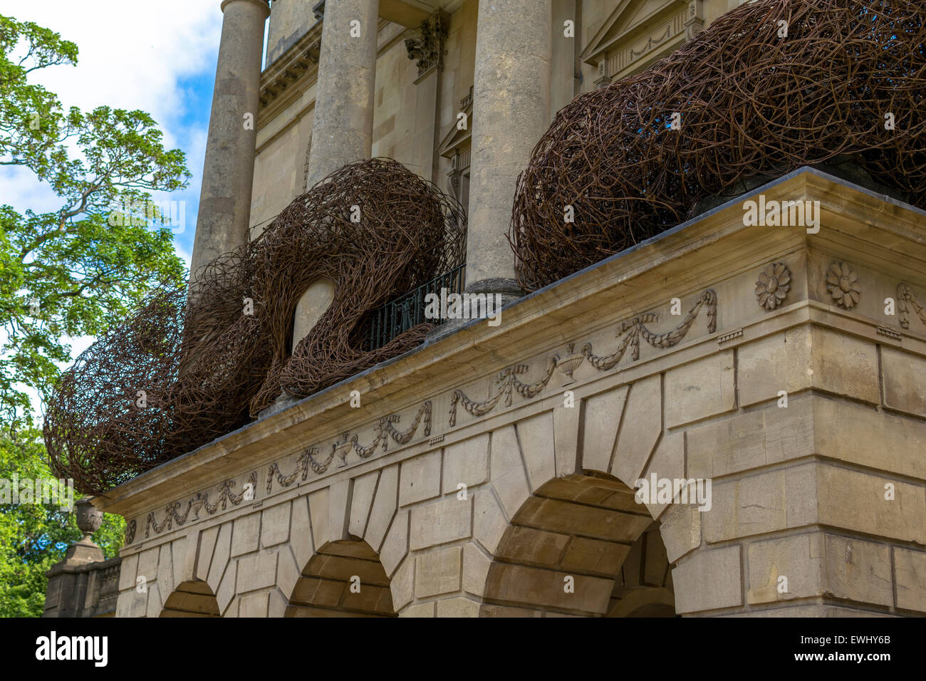 Museo Hoburne Bath Somerset installazione artistica di Laura Ellen Bacon Foto Stock