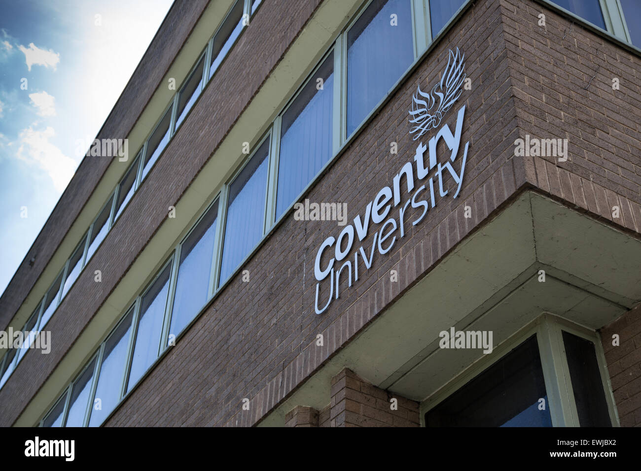 Colpo esterno dell Università di Coventry building Foto Stock