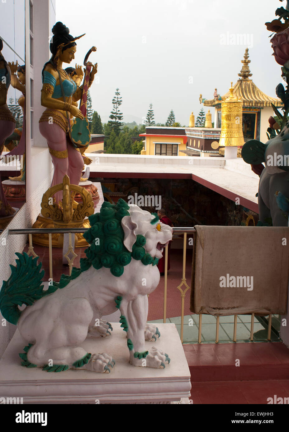 Il Tempio d'oro neve leone Foto Stock