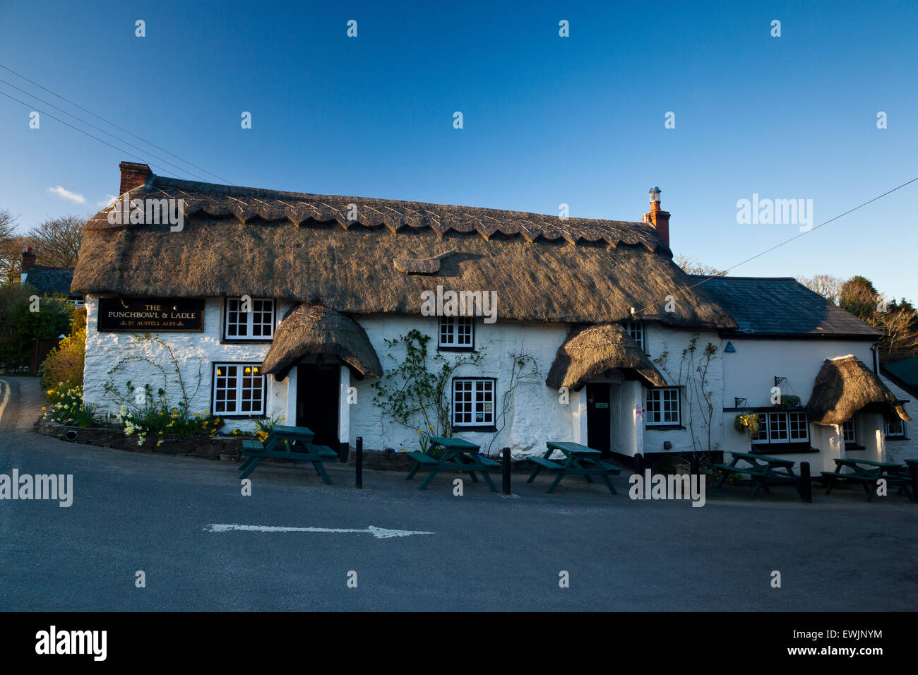 La Conca e siviera Pub,Penelewey, Feock, Truro, Cornwall,Sud Ovest,UK Foto Stock