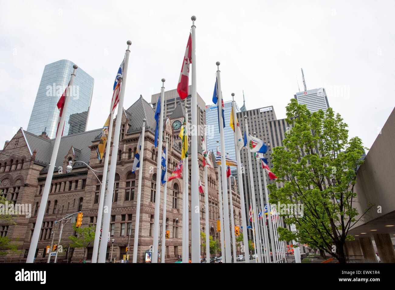 Il vecchio Municipio Toronto Ontario Canada downtown Foto Stock