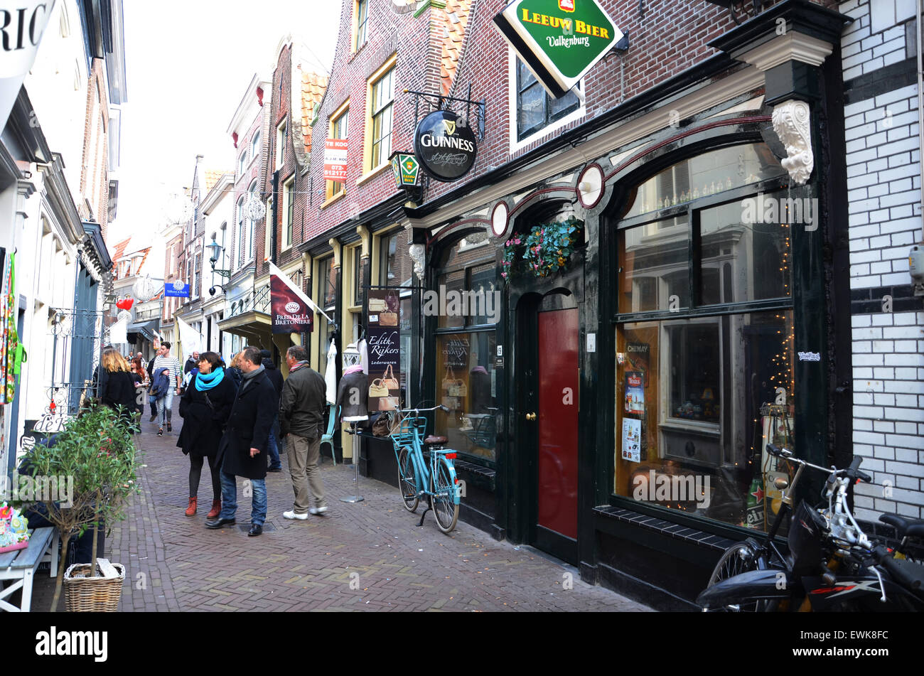 Pittoresca cittadina di Alkmaar centro Europa Paesi Bassi Foto Stock