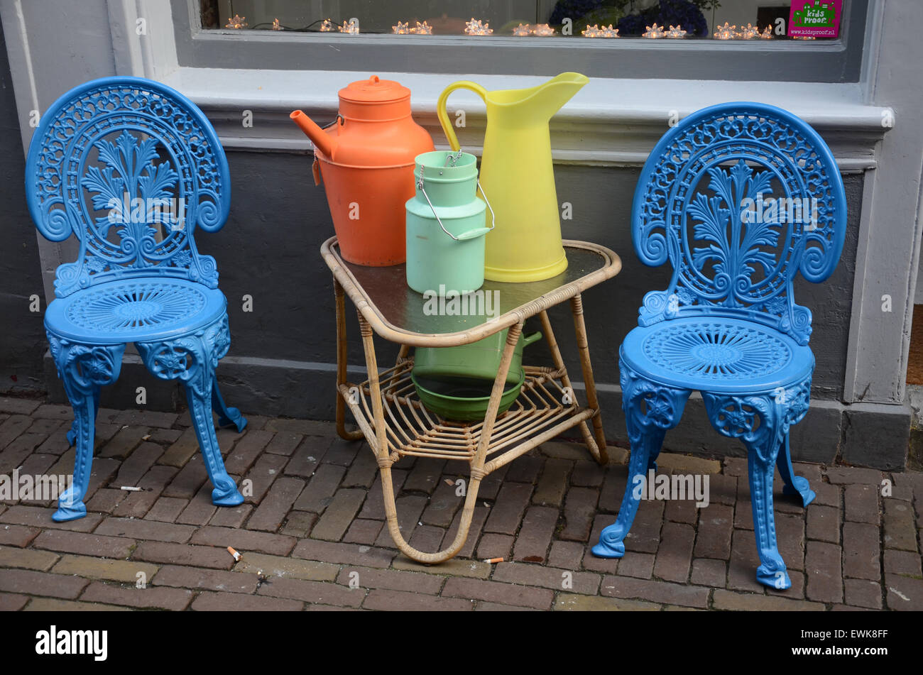 Pittoresca cittadina di Alkmaar centro Europa Paesi Bassi Foto Stock