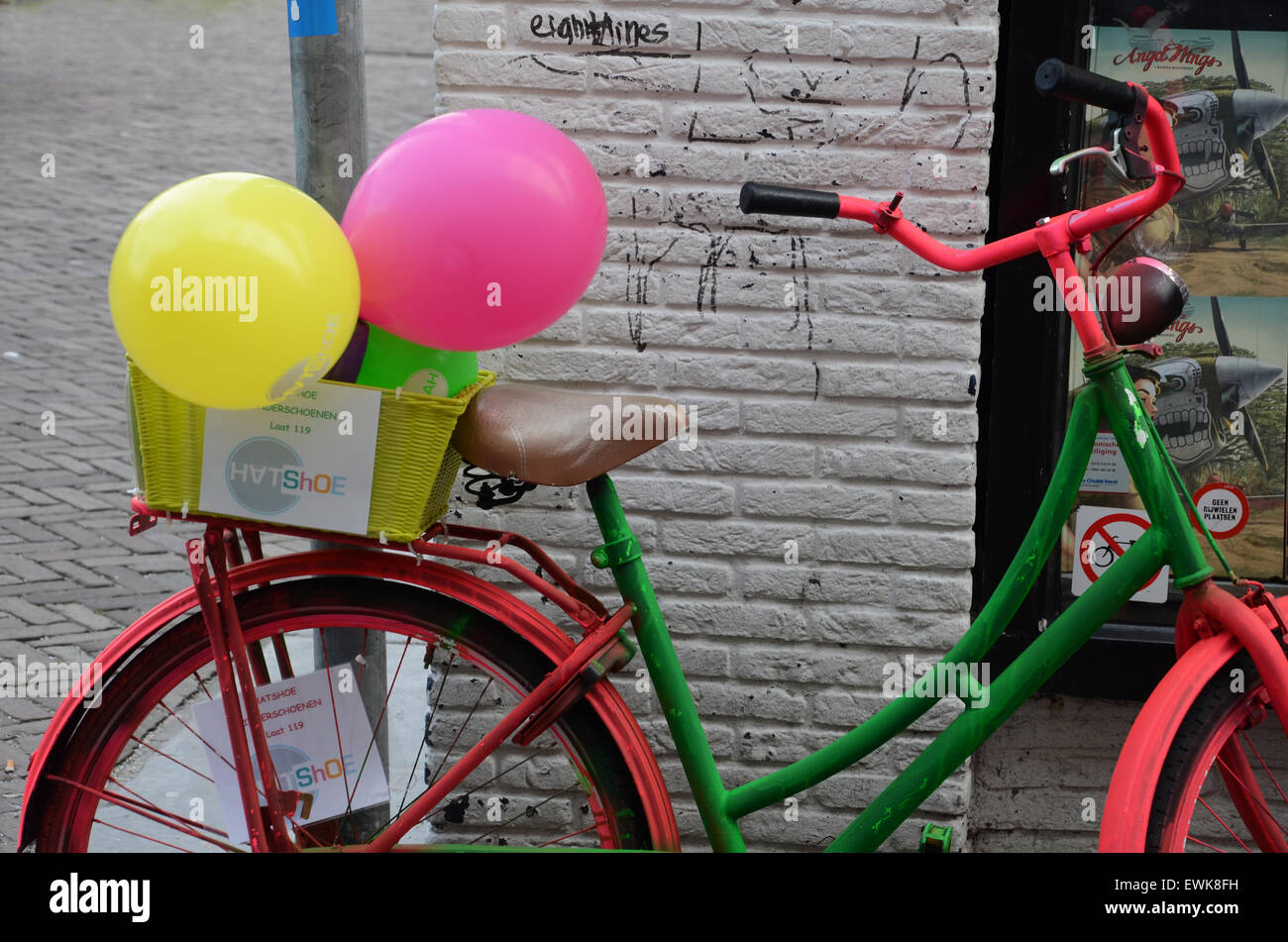 Pittoresca cittadina di Alkmaar centro Europa Paesi Bassi Foto Stock