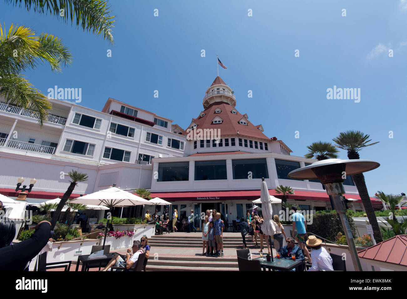 Il bellissimo hotel storico del Coronade a San Diego Foto Stock