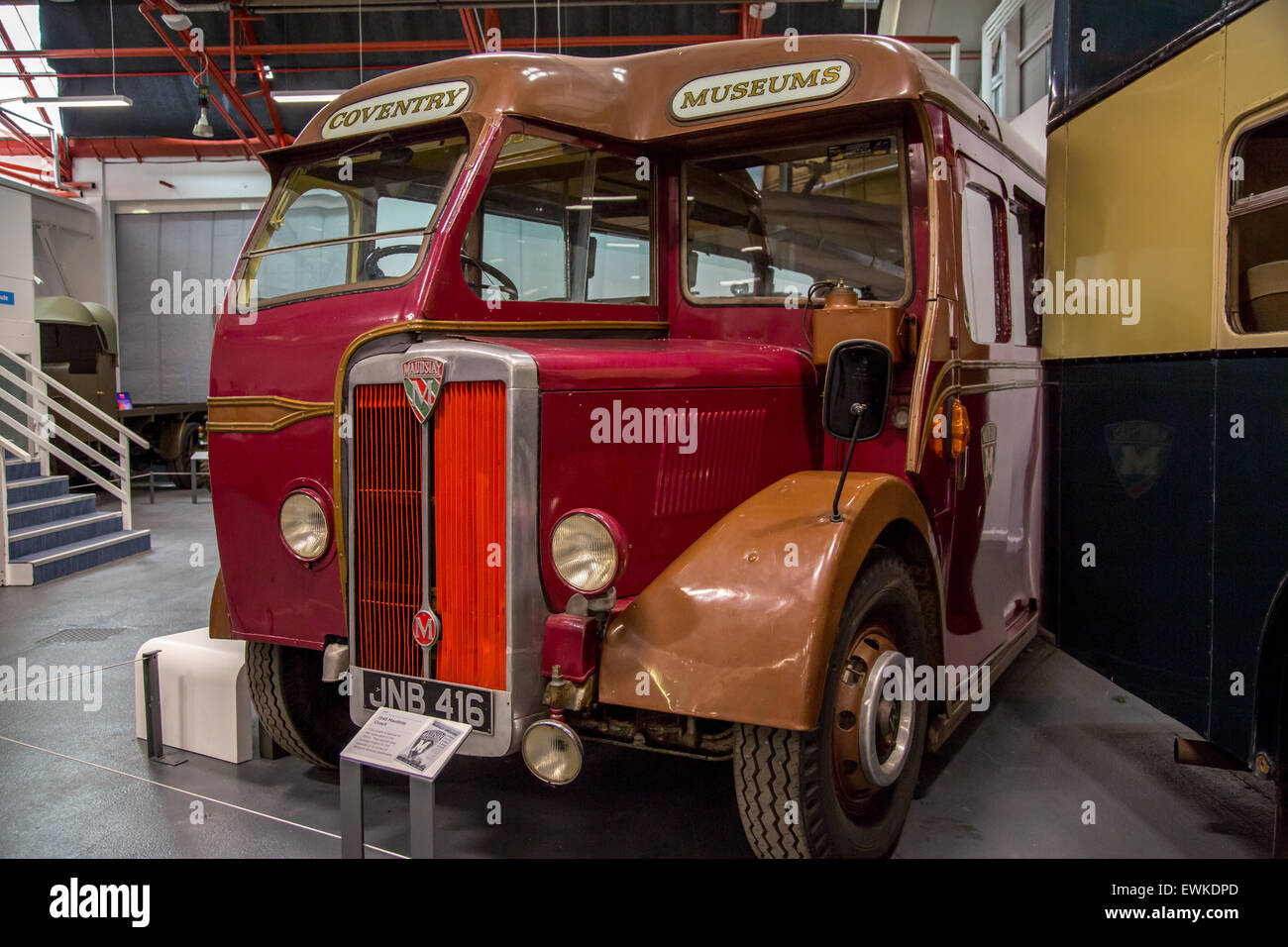 1948 vintage Maudsley Pullman utilizzato per gite in mare negli anni cinquanta Foto Stock