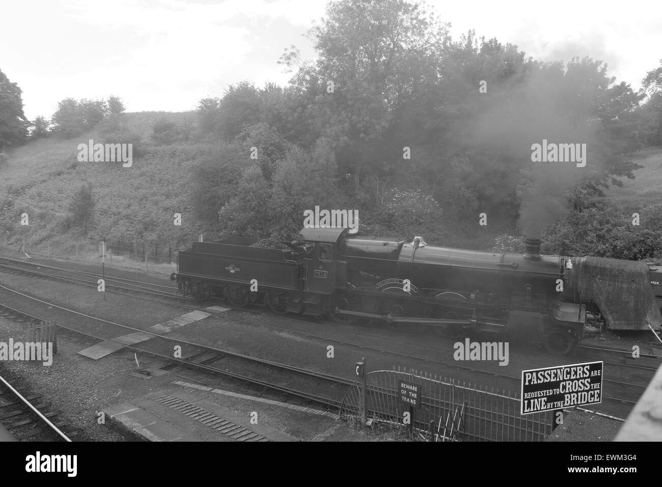 Severn Valley Steam Railway 1940's Weekend mock ww2 battaglie, Steam Railway, mostre, intrattenimento, meraviglioso scenario Foto Stock