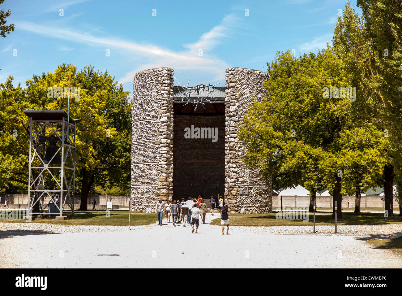 L'agonia mortale di Cristo cappella al campo di concentramento di Dachau. Foto Stock