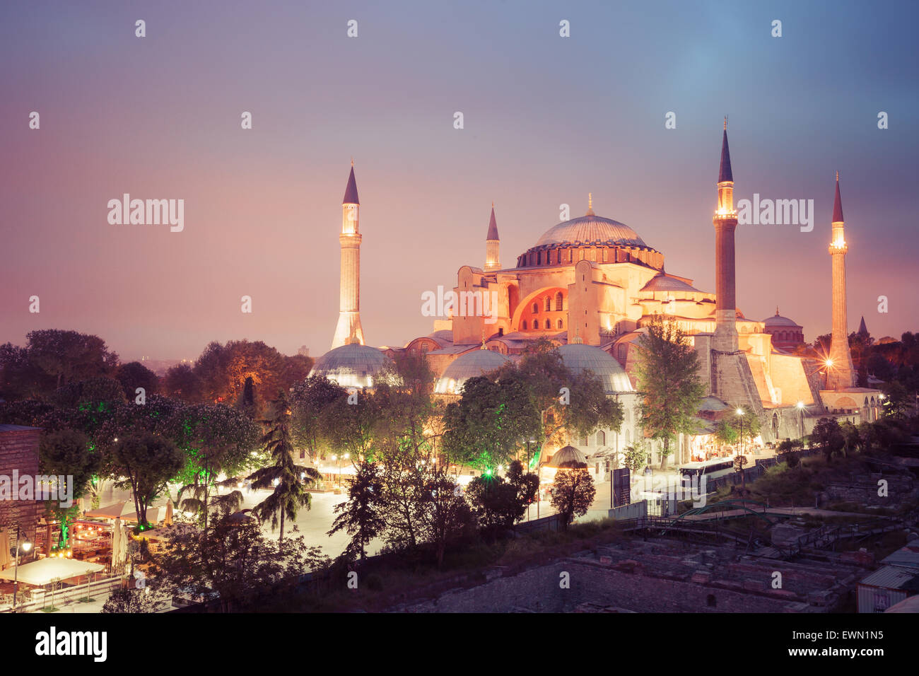 Museo Hagia Sophia in Istanbul, Turchia Foto Stock
