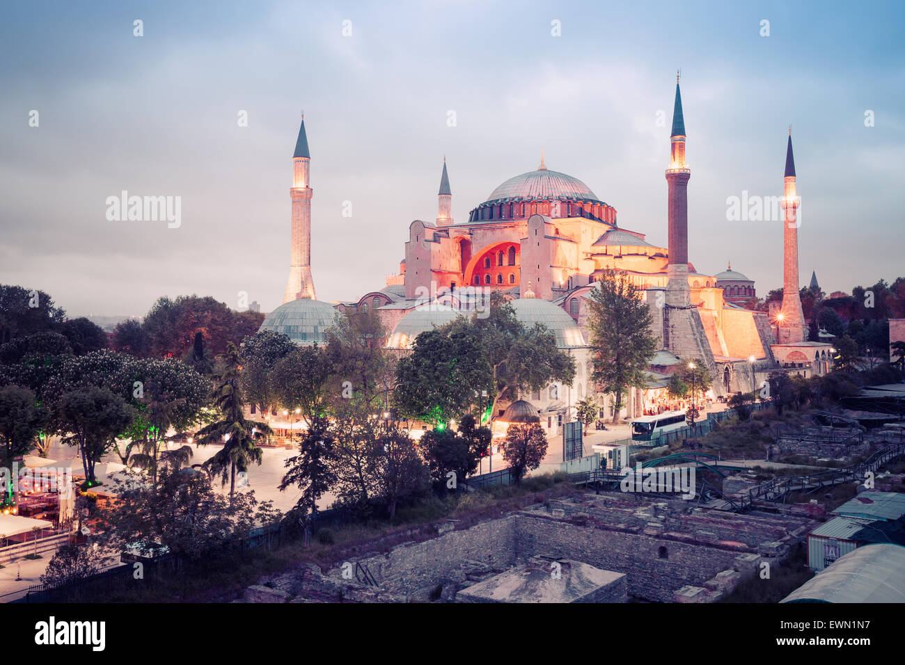 Museo Hagia Sophia in Istanbul, Turchia Foto Stock