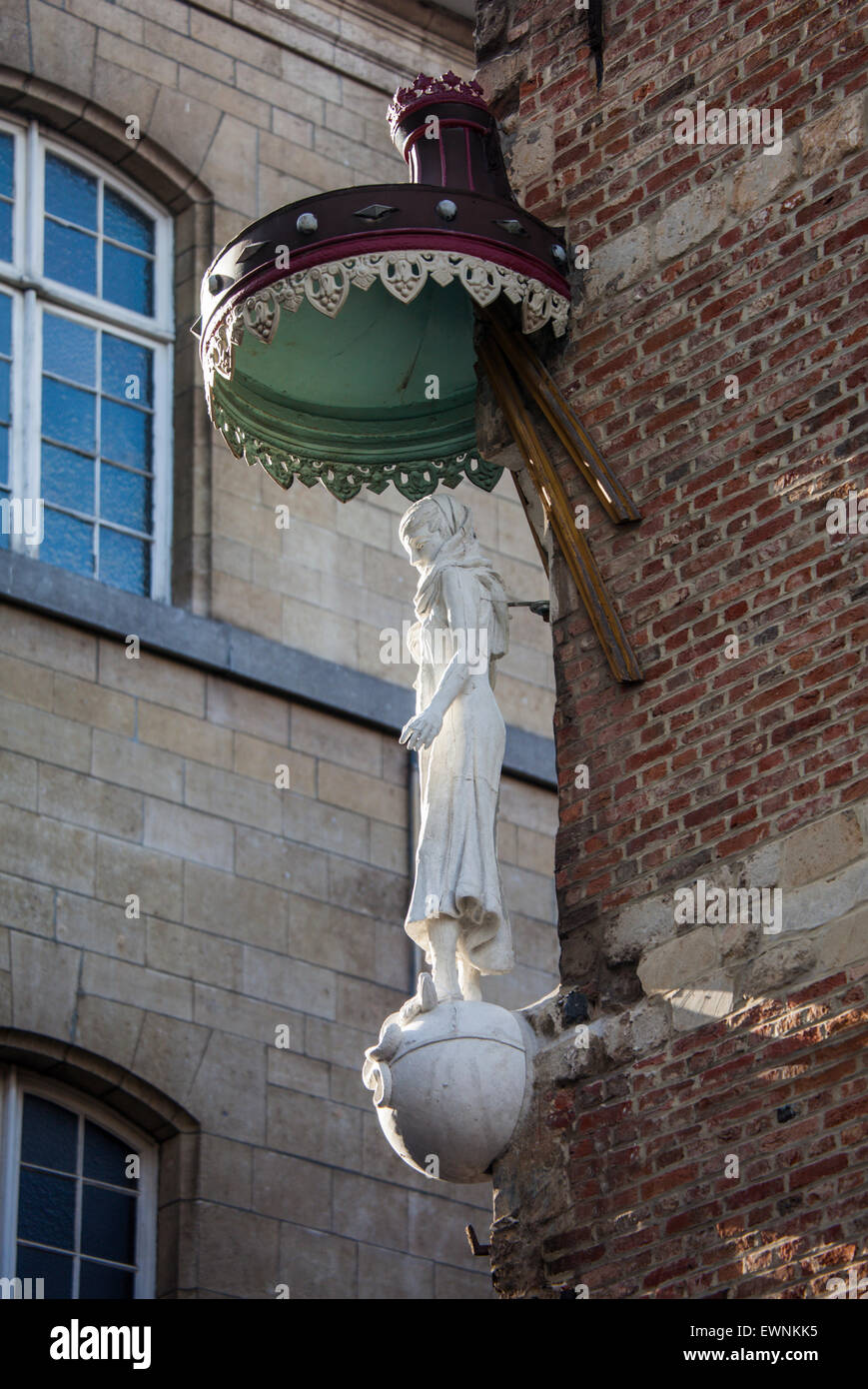 Il quartiere storico, Anversa, Belgio Foto Stock