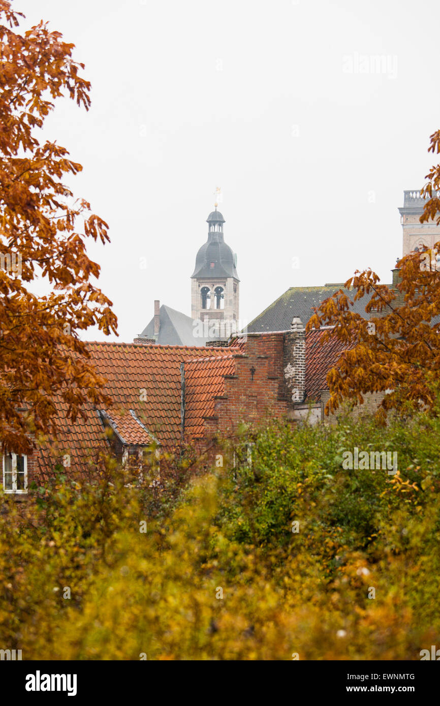Distretto storico, a Bruges, Belgio Foto Stock