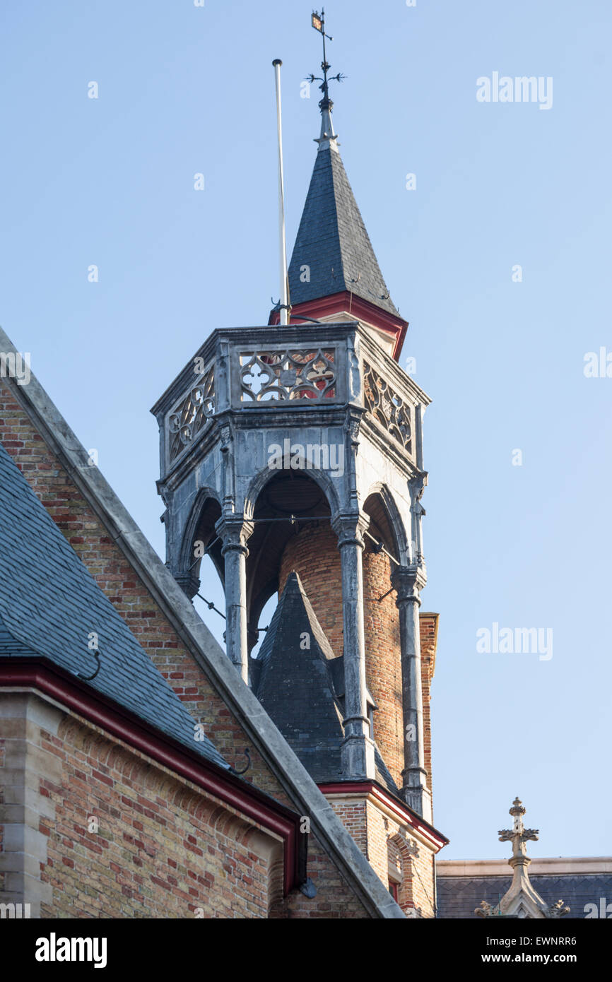Distretto storico, a Bruges, Belgio Foto Stock