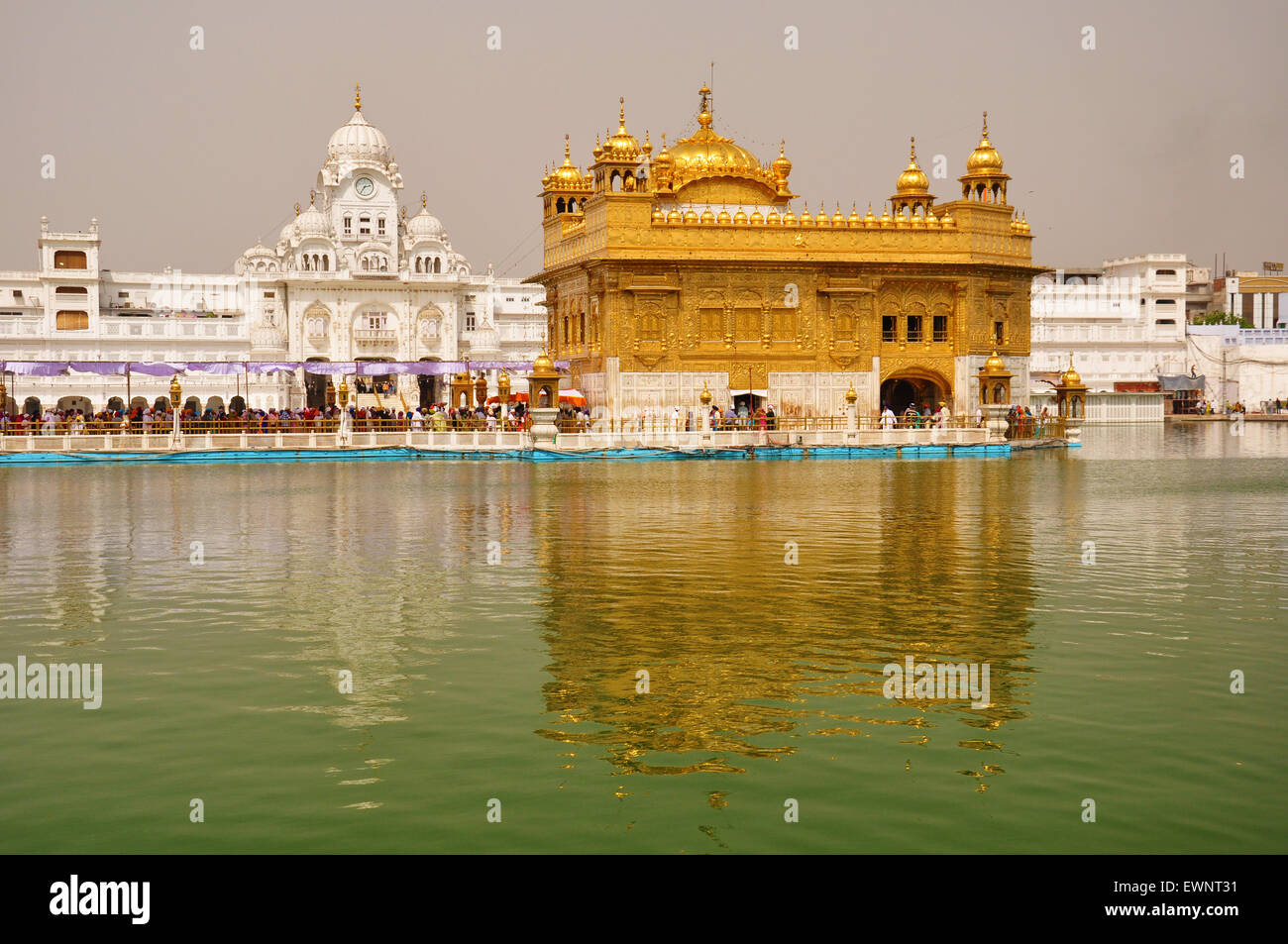 Tempio d'oro, Amritsar e Pujab, India Foto Stock