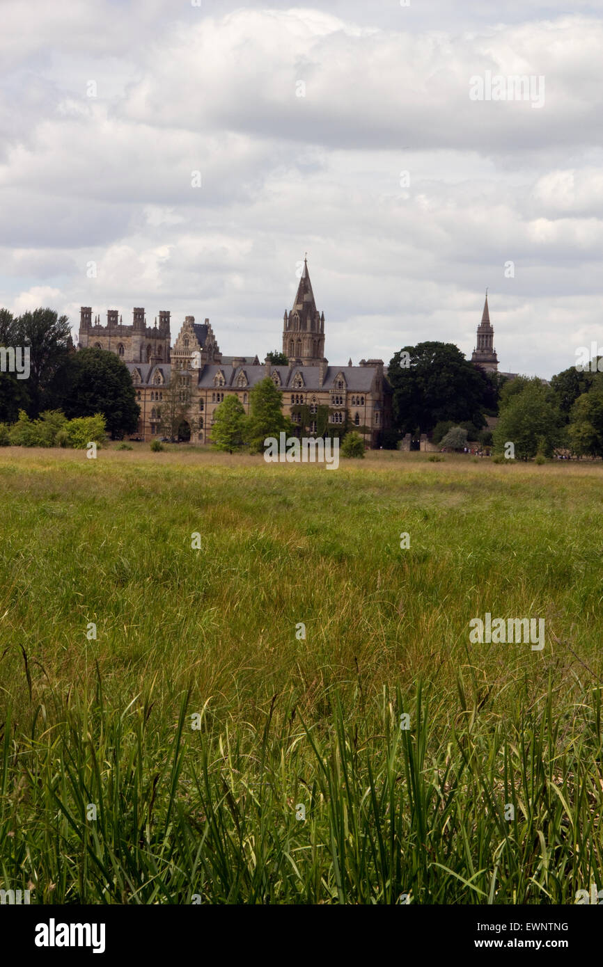 Vista del Christ Church College di Oxford Regno Unito Foto Stock
