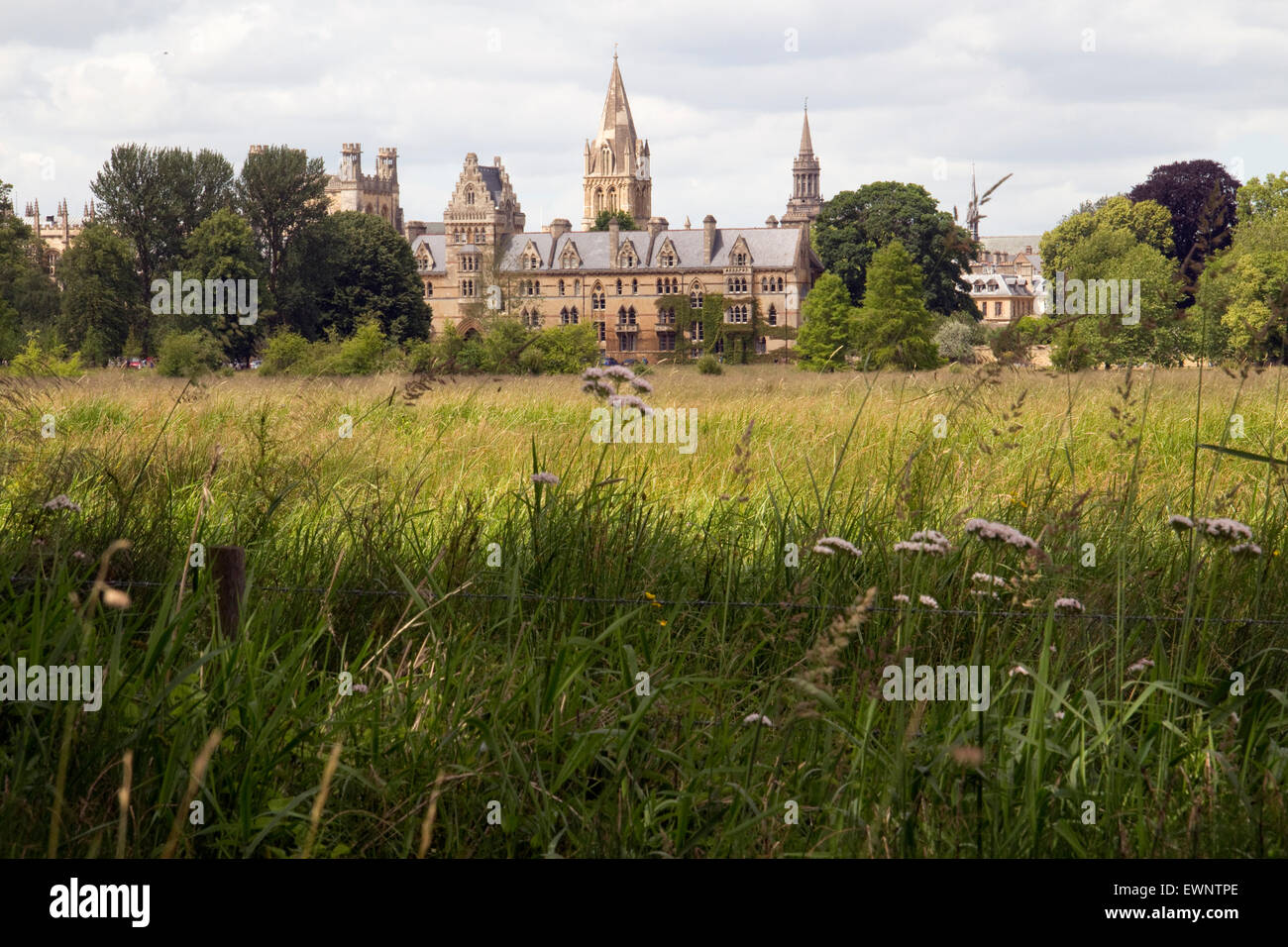 Vista del Christ Church College di Oxford Regno Unito Foto Stock