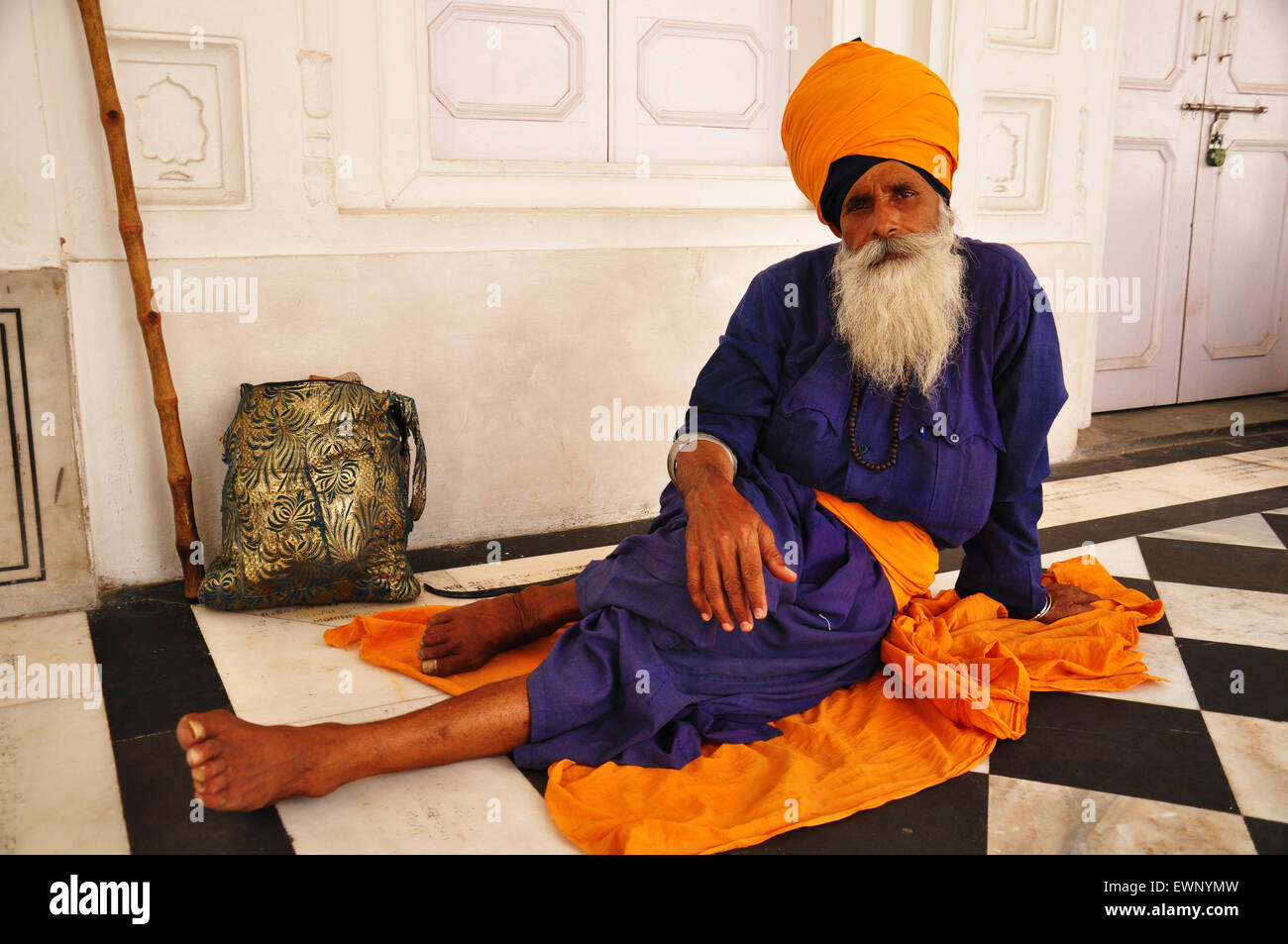 Uomo sikh Foto Stock