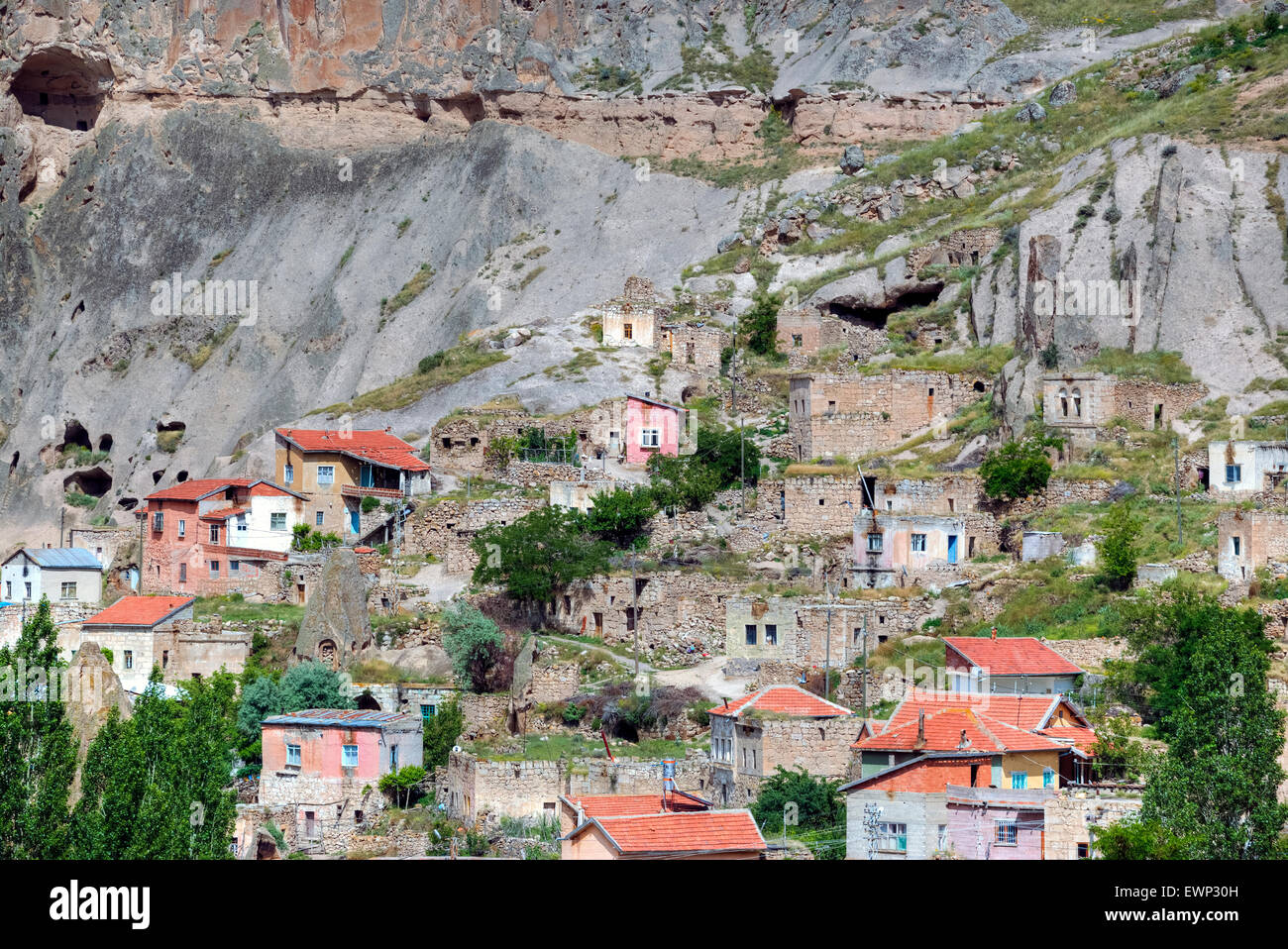 Yaprakhisar, Guezelyurt, Aksaray, Anatolia, Turchia Foto Stock