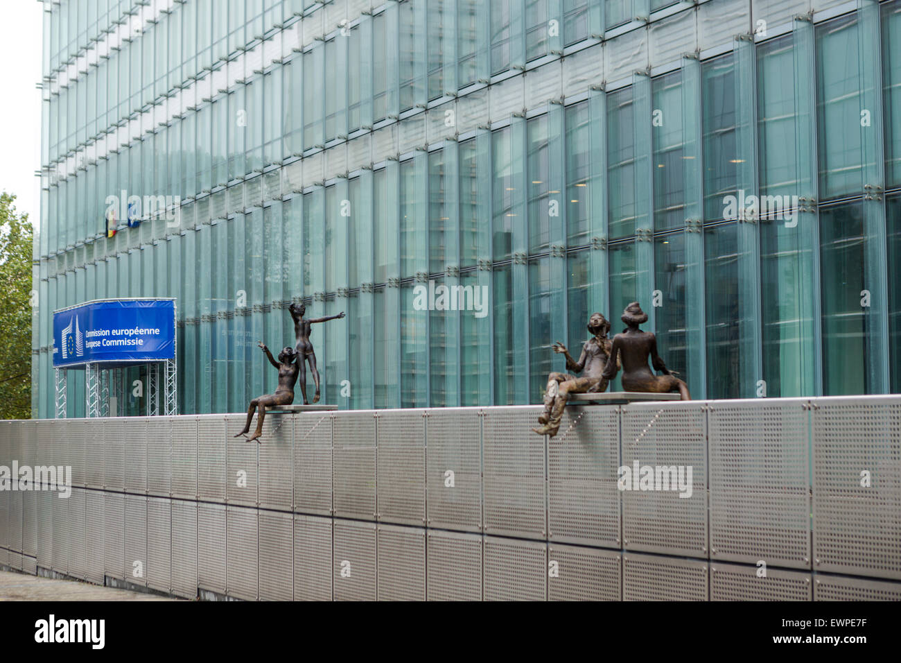 Commissione europea edificio, Bruxelles, Belgio Foto Stock