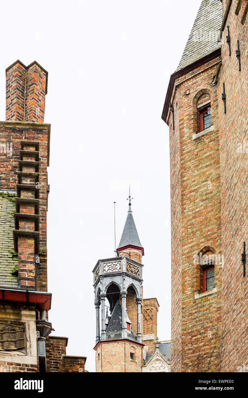 Distretto storico, a Bruges, Belgio Foto Stock