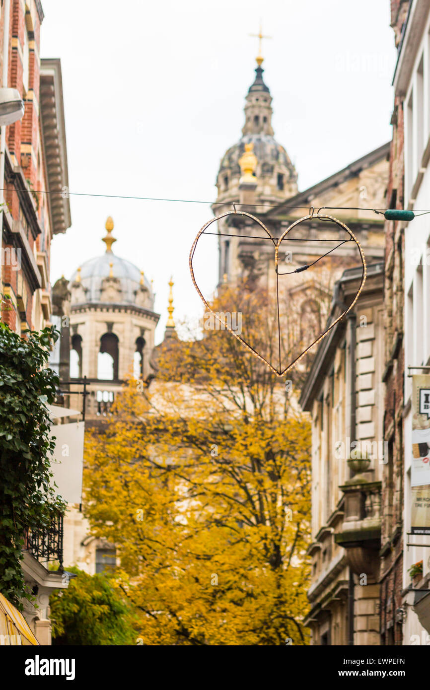 Il quartiere storico, Anversa, Belgio Foto Stock