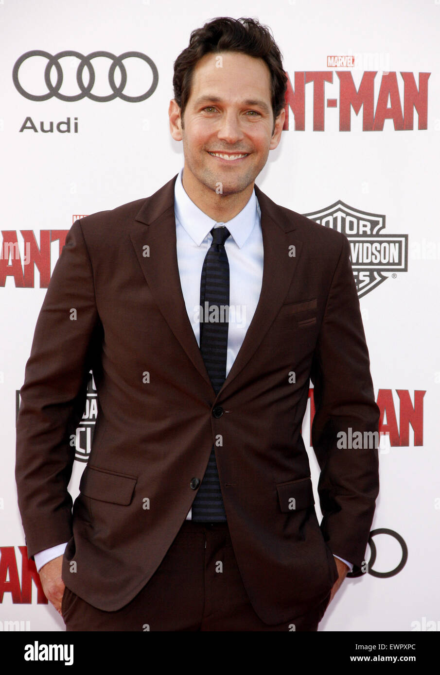 Paul Rudd presso la premiere mondiale della meraviglia 'Ant-Man" tenutasi presso il Teatro Dolby in Hollywood, Stati Uniti d'America il 29 giugno 2015. Foto Stock