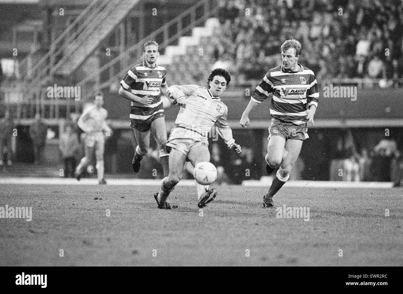 Coventry City 5-0 Sheffield Mercoledì, League a Highfield Road, lunedì 2 gennaio 1989. Foto Stock