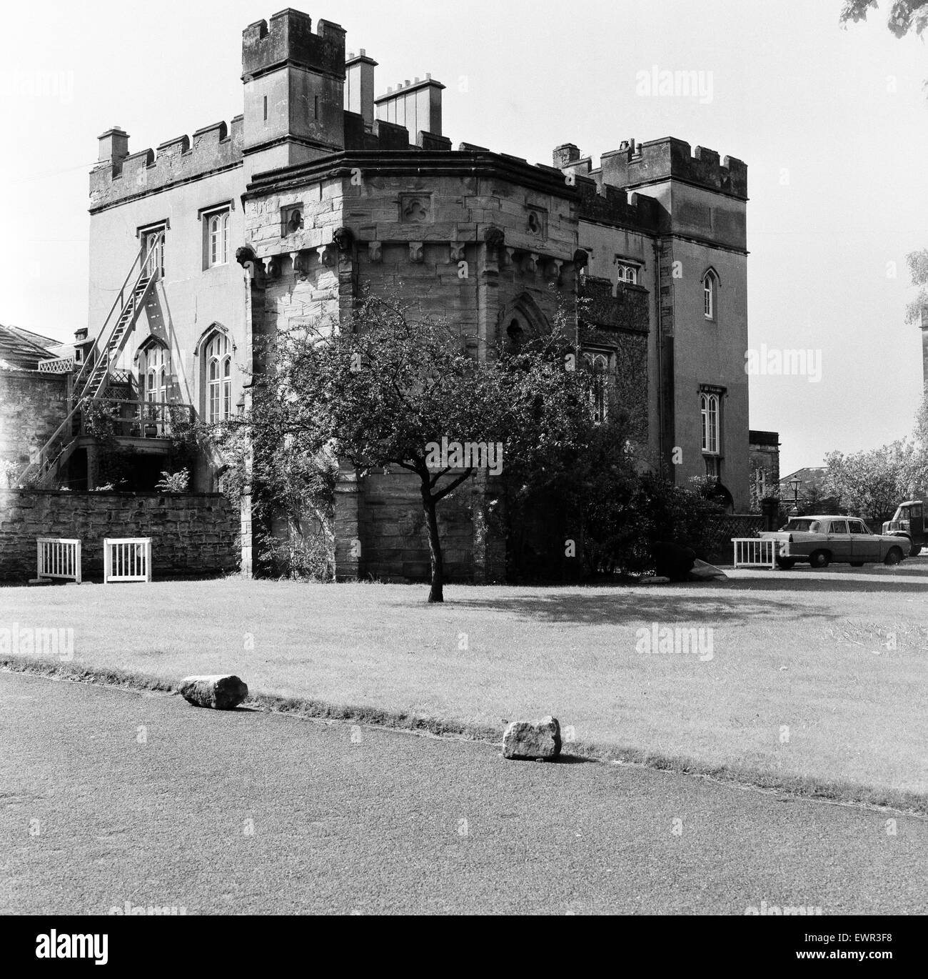 : Durham Castle, Durham City, nella contea di Durham. Il 24 maggio 1969. Foto Stock