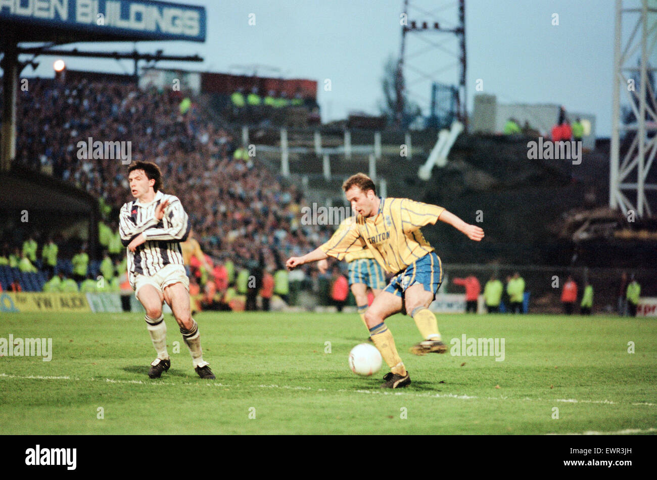 West Brom 2-4 Birmingham City, League match al The Hawthorns, mercoledì 27 aprile 1994. Foto Stock