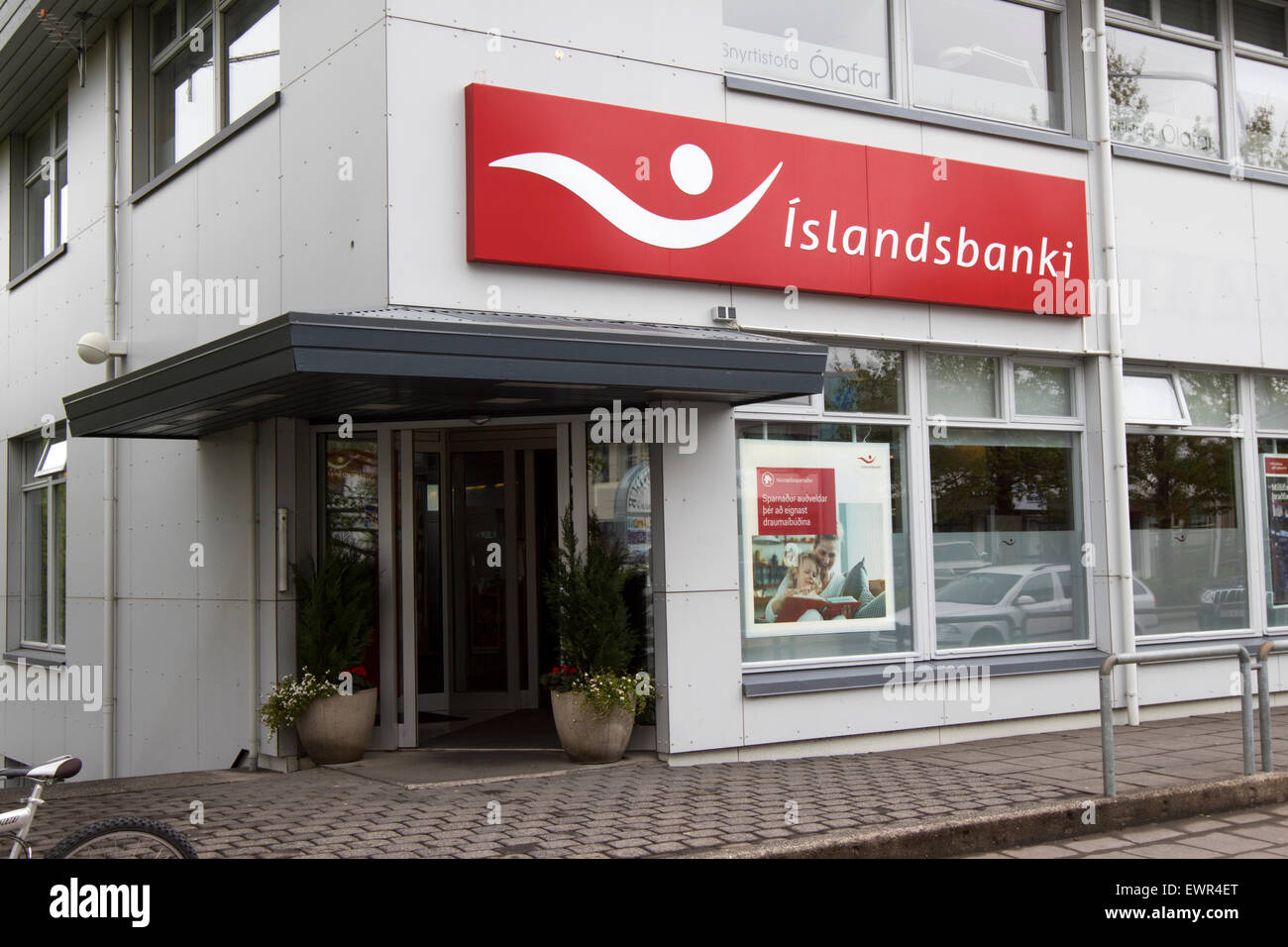 Islandsbanki banca del ramo Islanda Islanda Foto Stock