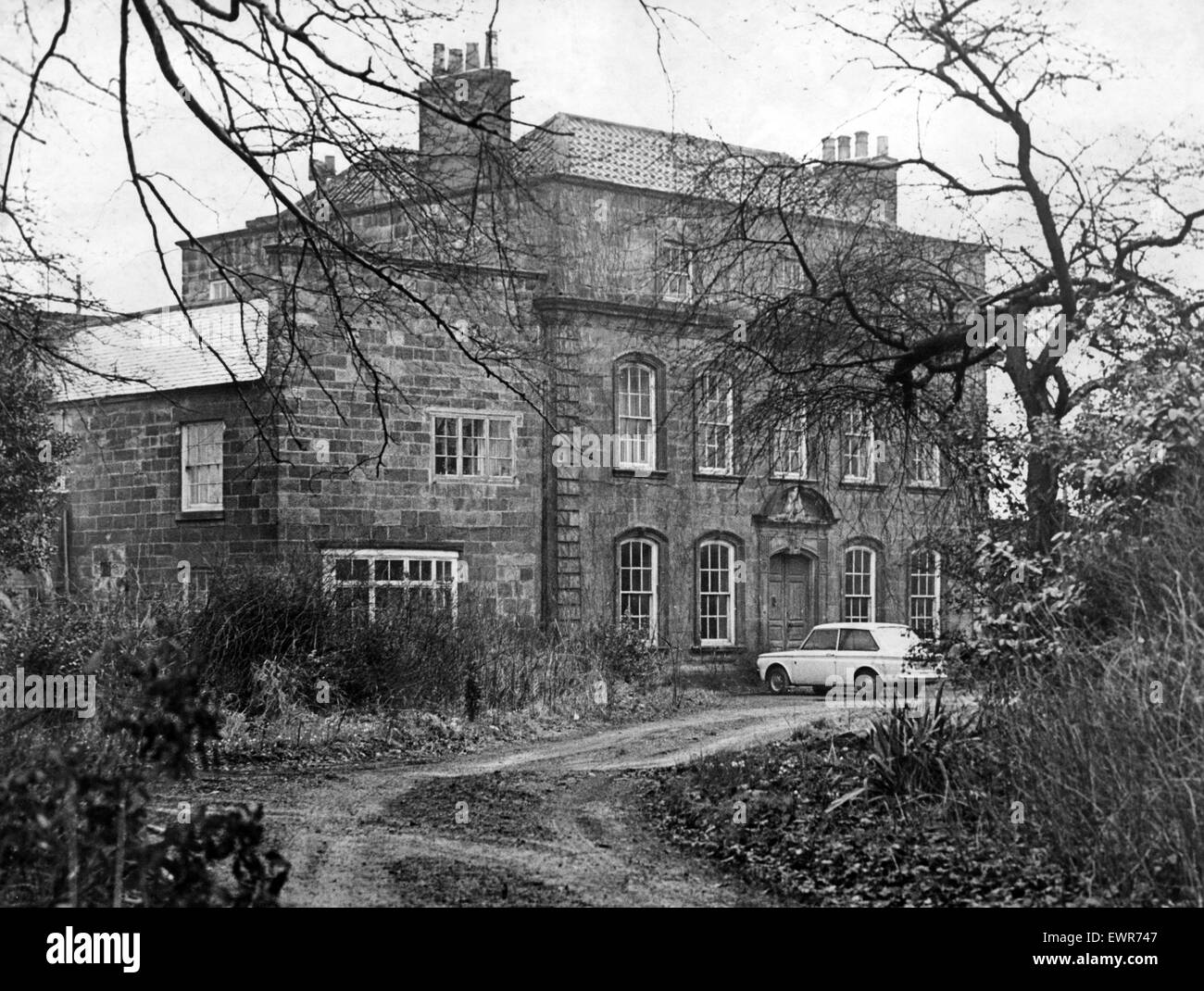 Normanby Manor House. Il 29 marzo 1969. Foto Stock