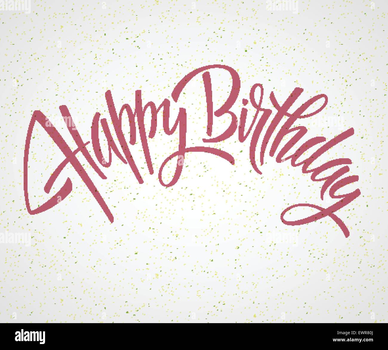 Vintage Buon Compleanno Background tipografici Illustrazione Vettoriale