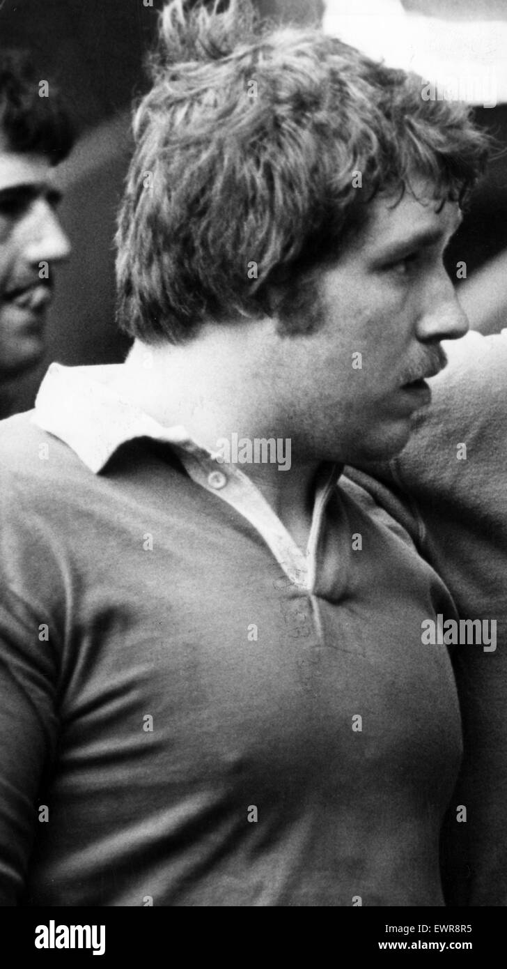 Stuart Evans, Neath & Wales Rugby Union Player, 10 febbraio 1986. Foto Stock